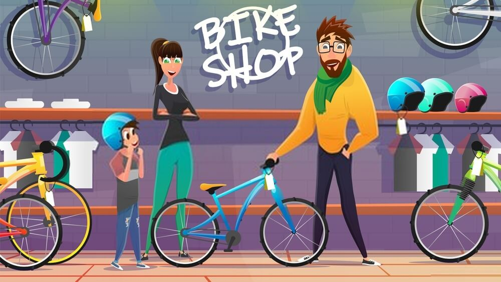 Buying from the local Bike Shop